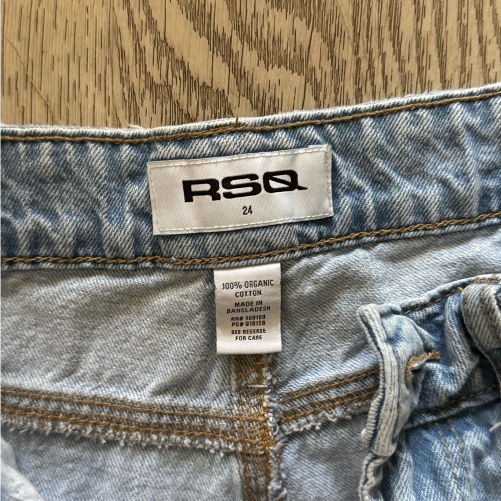 RSQ Blue Denim Jeans with Faded Casual Look